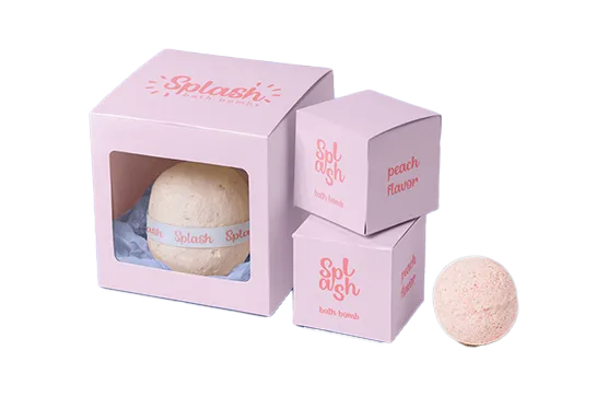 Custom Bath Bomb Packaging Boxes