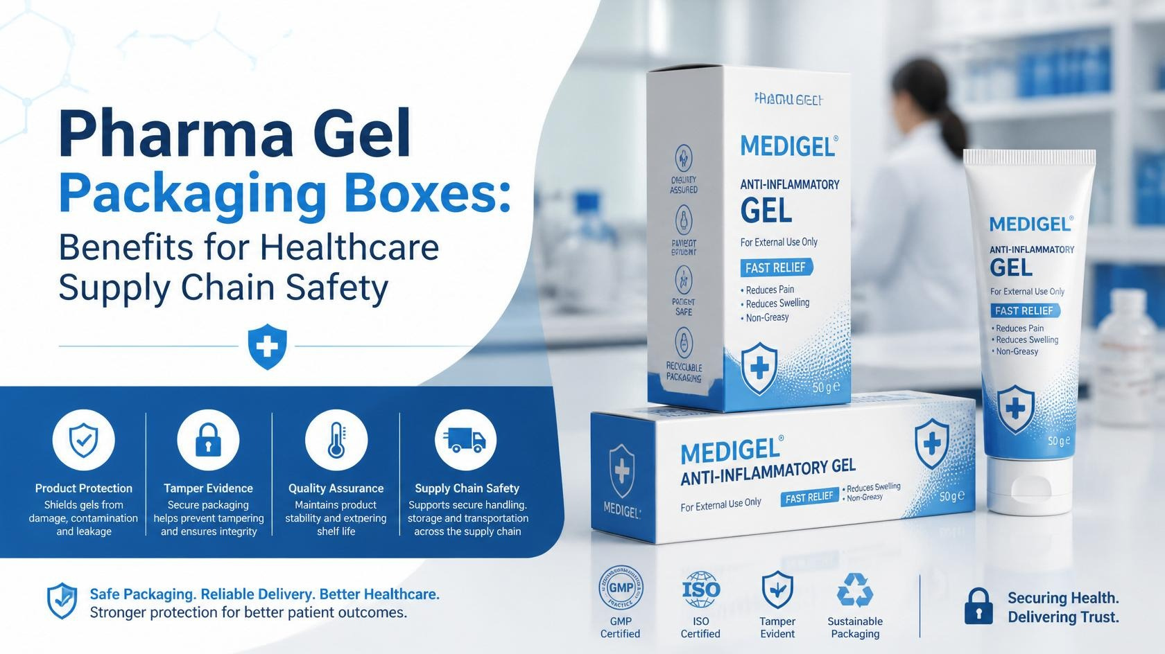 Pharma Gel Packaging Boxes: Benefits for Healthcare Supply Chain Safety
