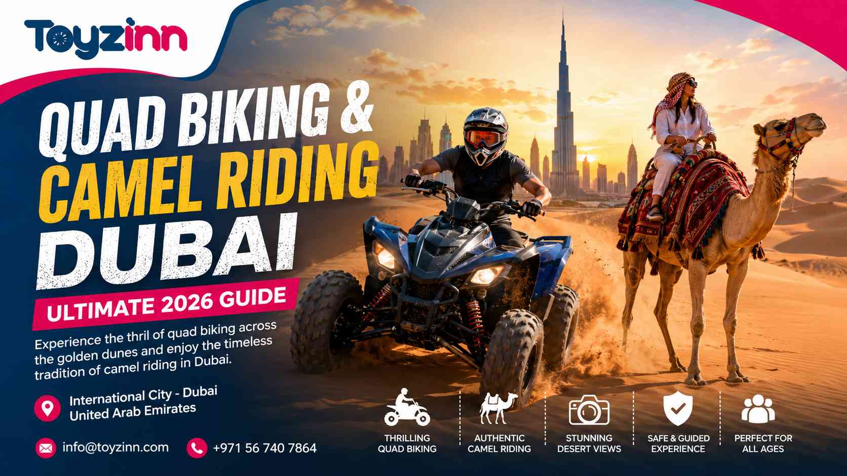 Quad Bike & Camel Riding Dubai