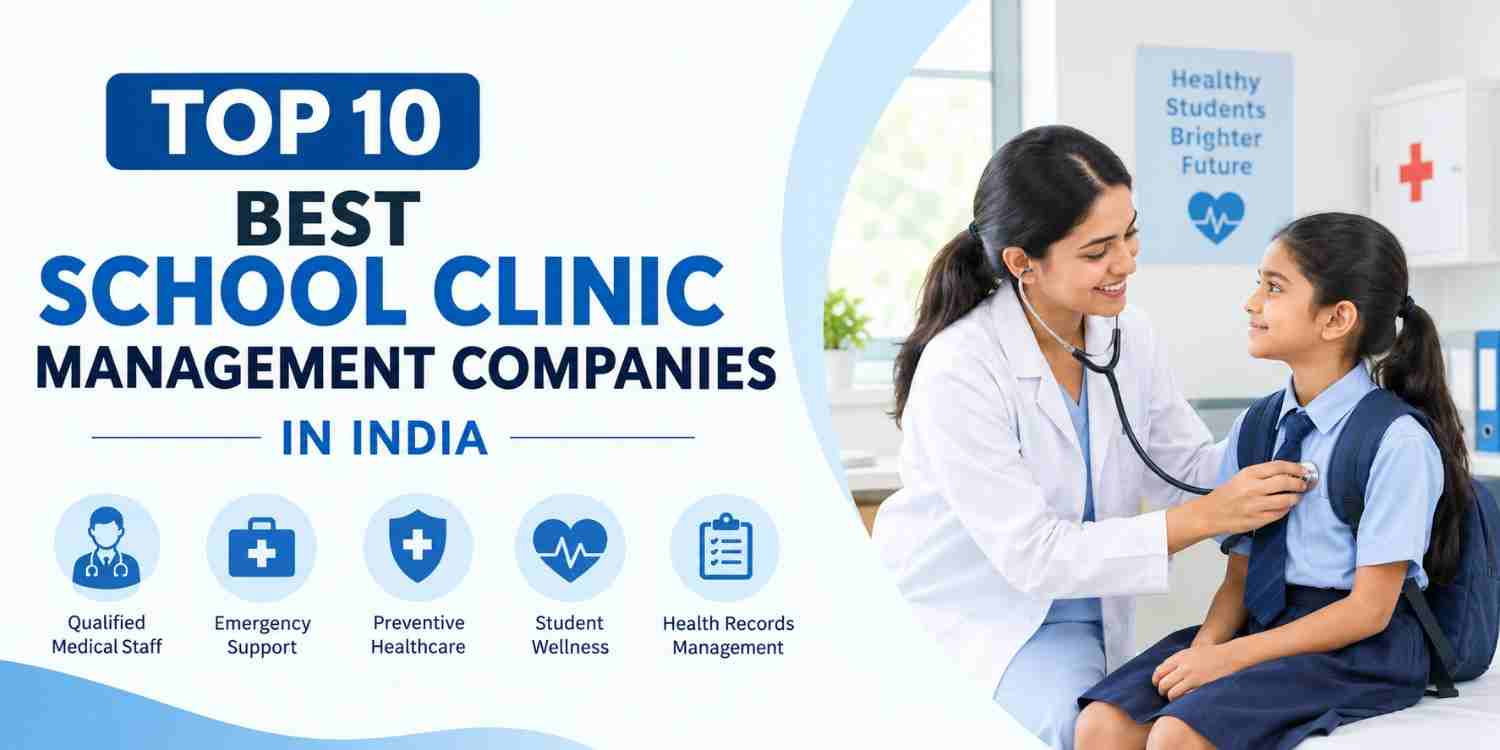 Best school clinic management companies in India