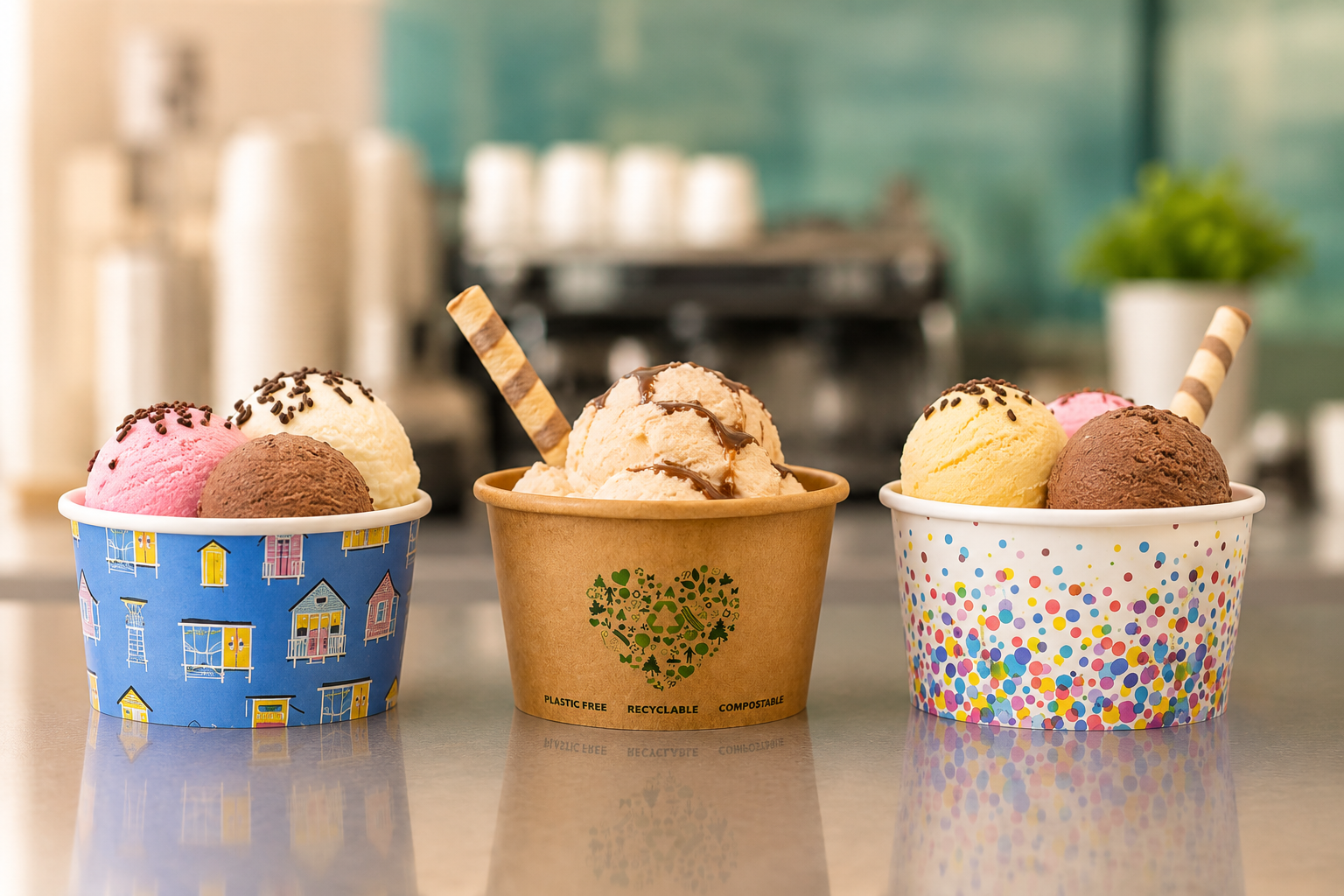 Eco-Friendly Frozen Dessert Packaging Solutions